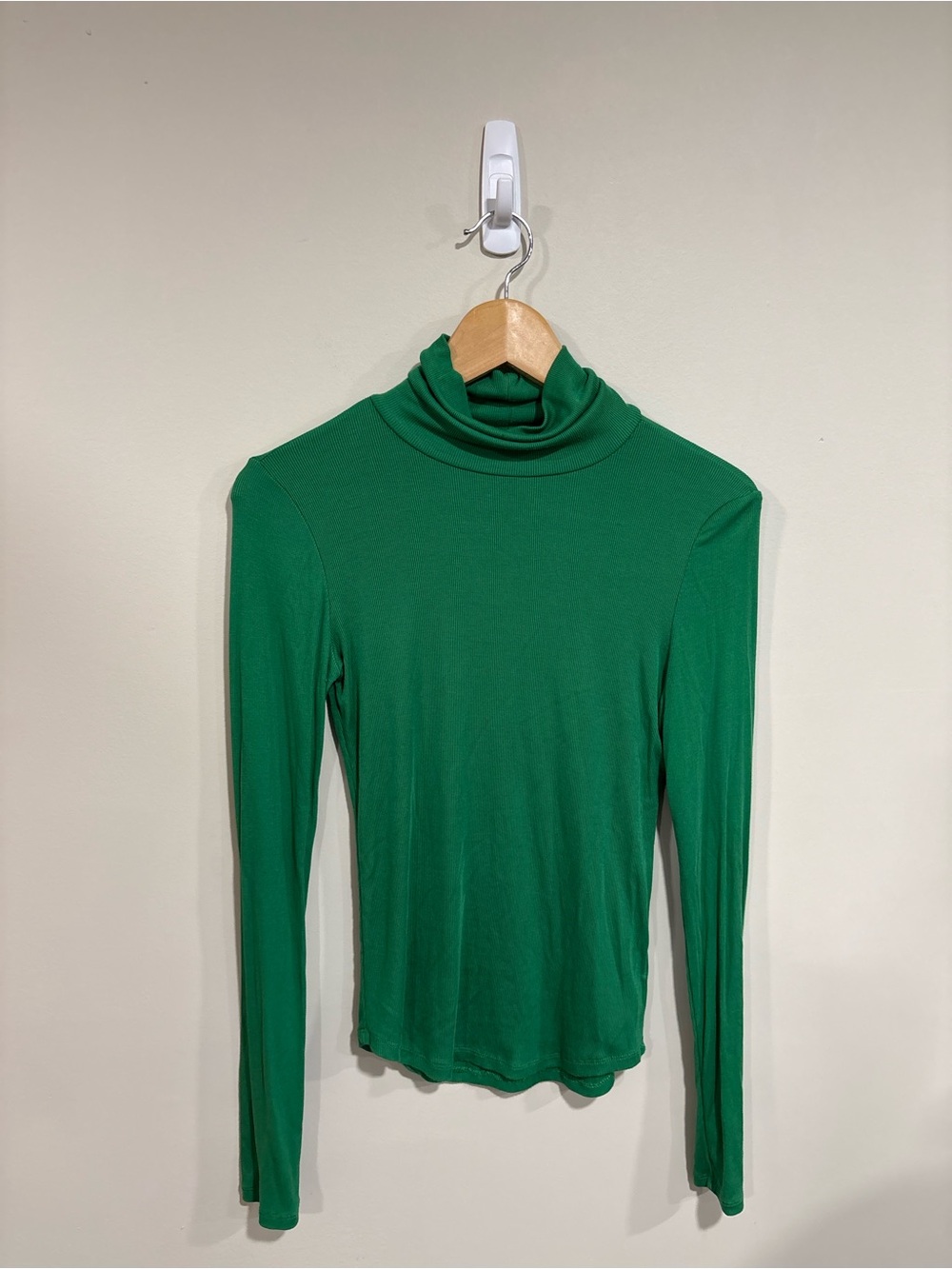 Sunday Best Emerald Green Turtleneck Long Sleeve Top